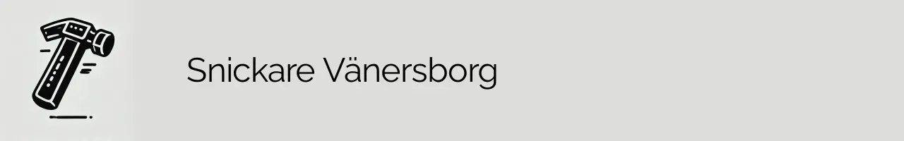 Snickare Vänersborg